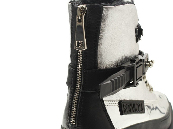 Botki Scaviola E-26/SILVER