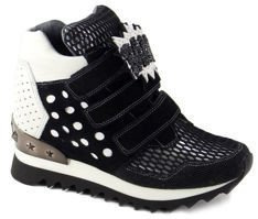 Sneakersy Scaviola LWD42/BLACK-WHITE