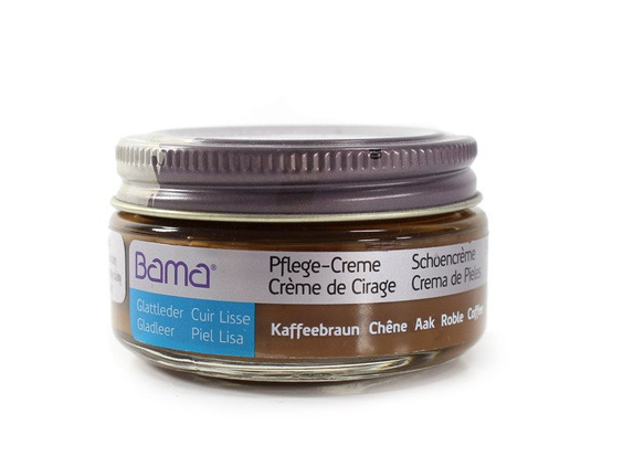 Bama cream for grain leather COFFEE BROWN