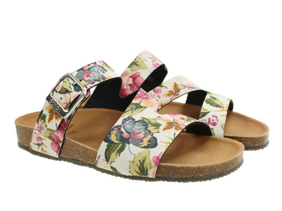 Scholl flip flops Greeny Ranja