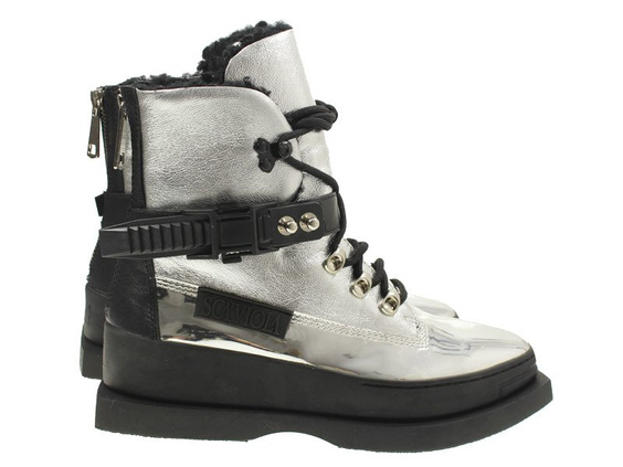 Botki Scaviola E-26/SILVER